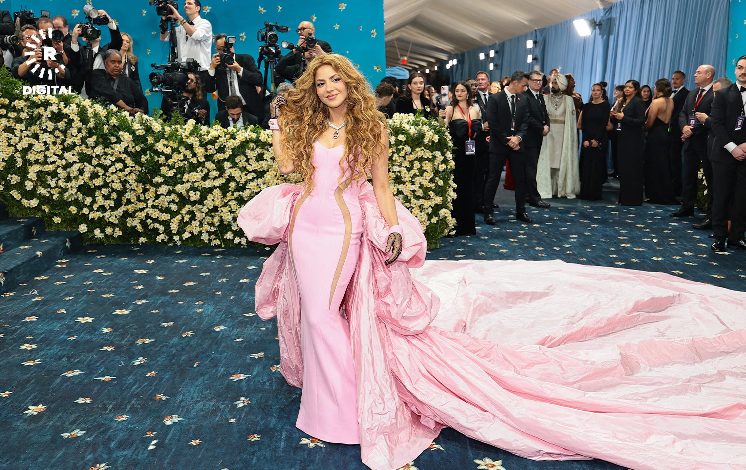 شاکیرا، گۆرانیبێژی کۆلۆمبی. وێنە: AFP