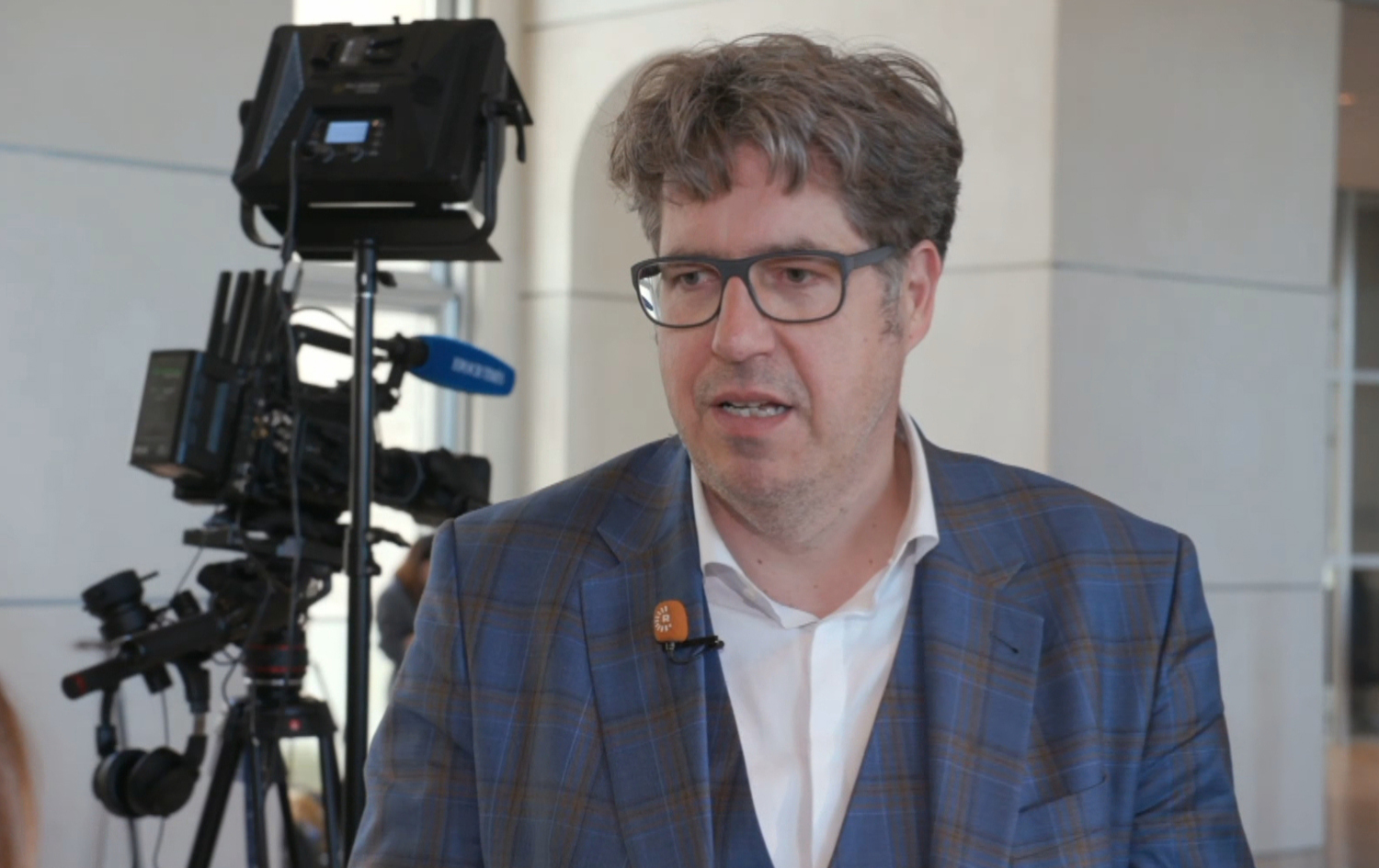 Michael Kellner a Green Party lawmaker speaking to Rudaw on May 6, 2025. Photo: screengrab