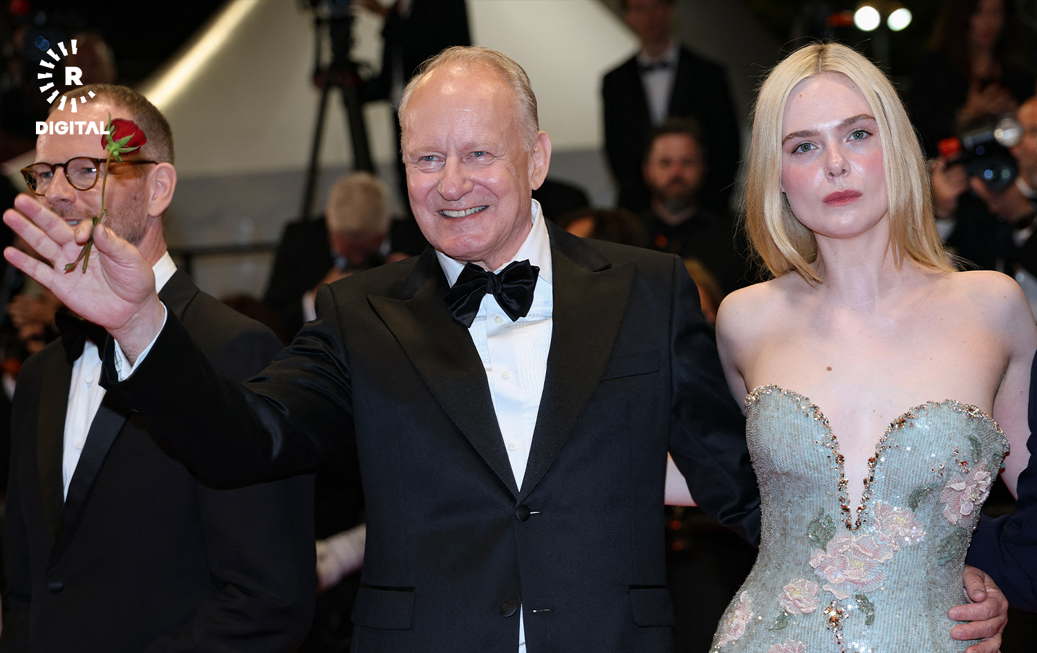 ستافی فیلمی "Sentimental Value" لە فێستیڤاڵی فیلمی کان. وێنە: AFP