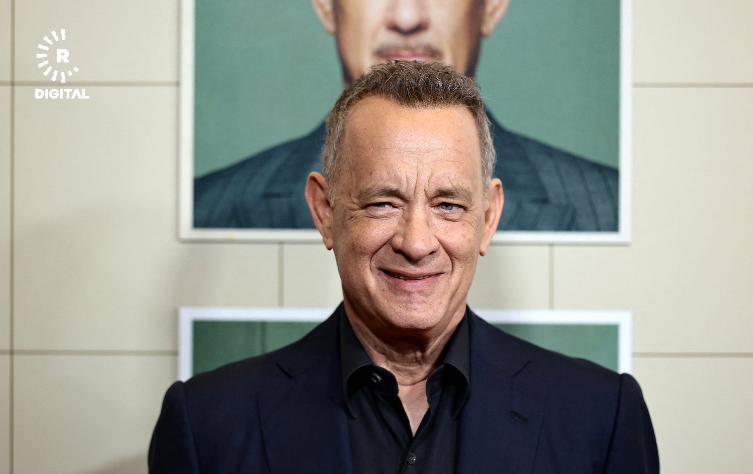 تۆم هانکس لەسەر فەرشی سووری پێشاندانی فیلمەکە. وێنە: AFP