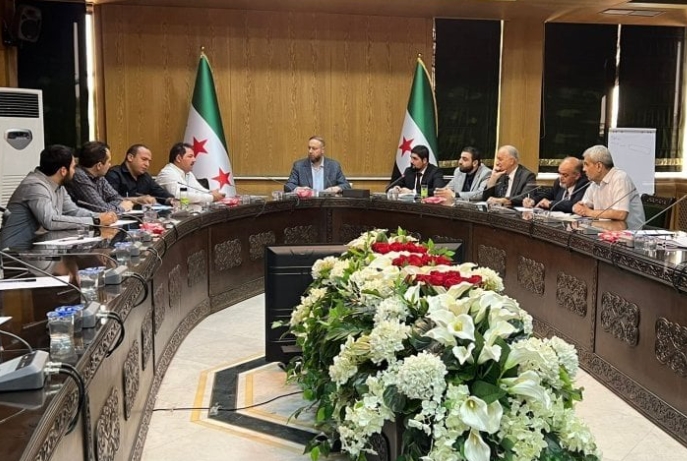 Taraflar arasında düzenlenen toplantıdan kare