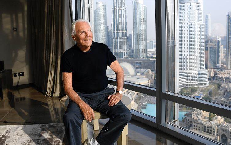 جۆرجیۆ ئارمانی، دیزاینەری ئیتاڵی