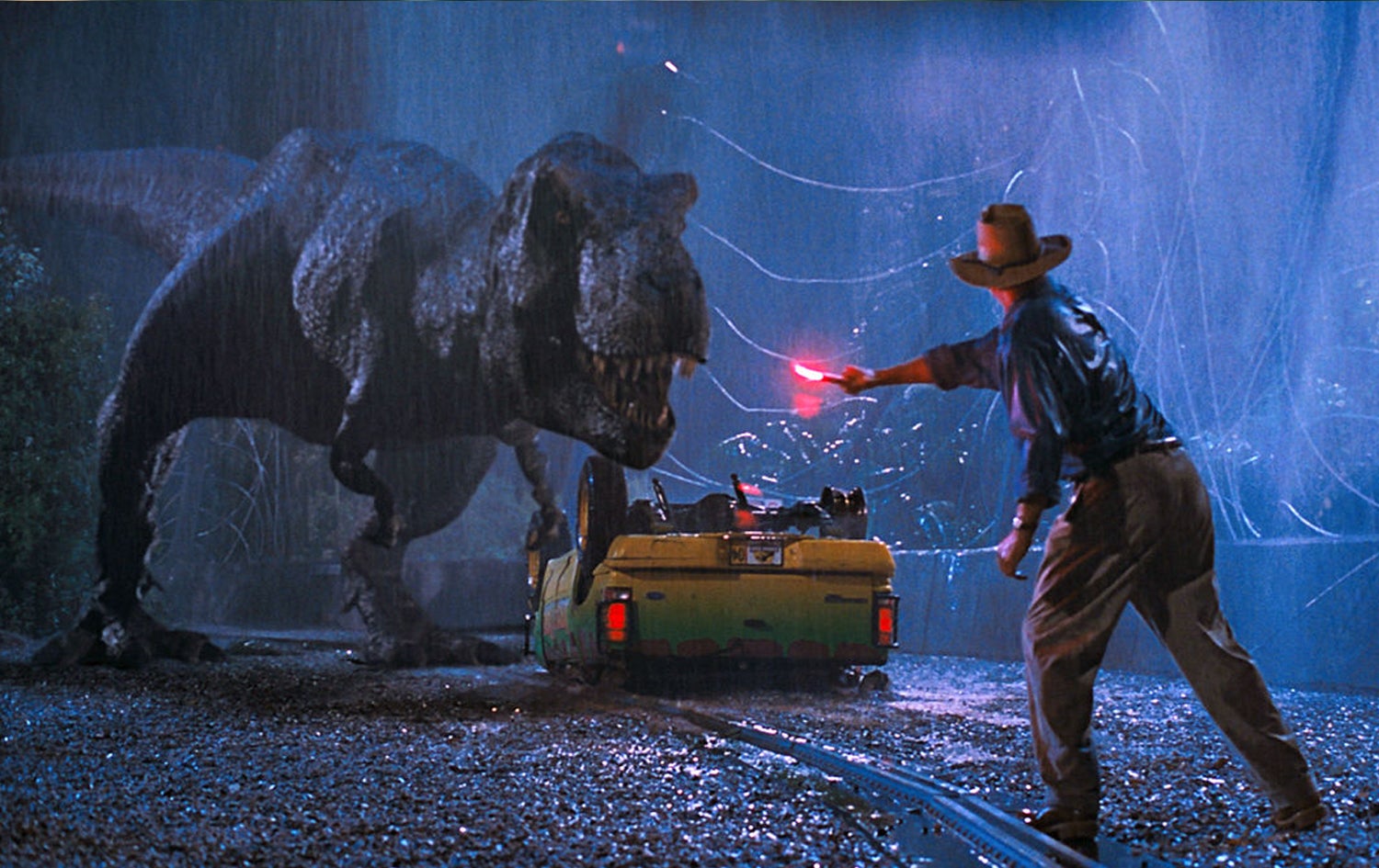 دیمەنێک لە فیلمی "Jurassic Park"