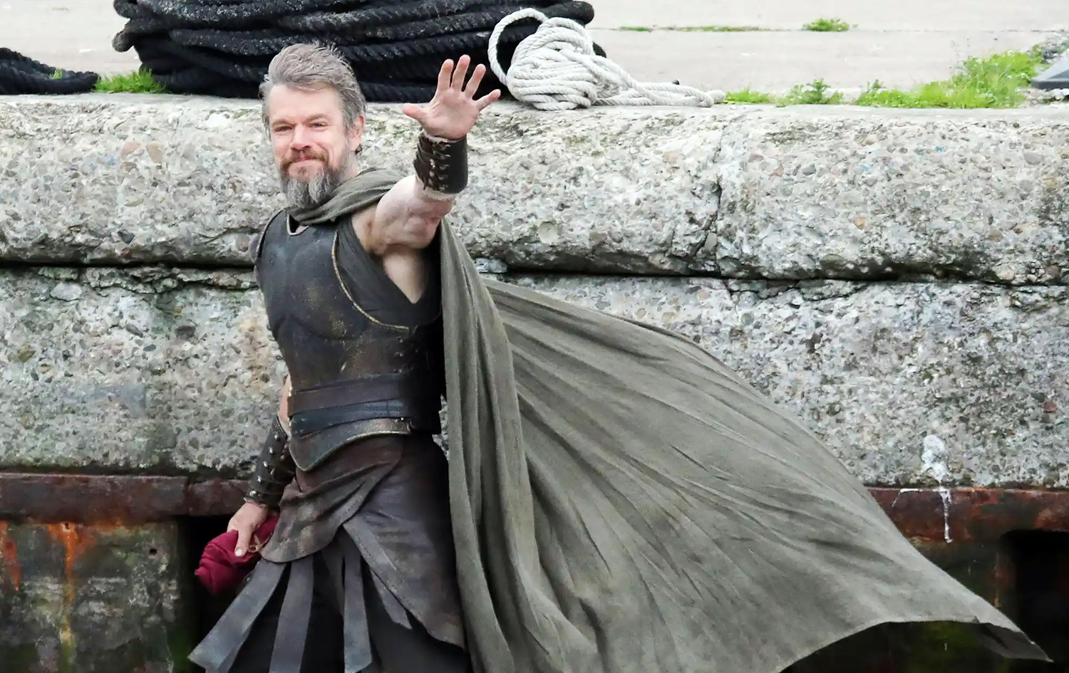 نوێترین وێنەی مات دەیمن لە فیلمی "The Odyssey"