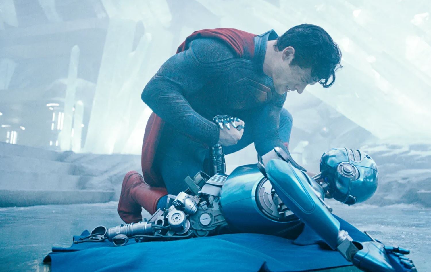 دیمەنێک لە فیلمی نوێی "Superman"