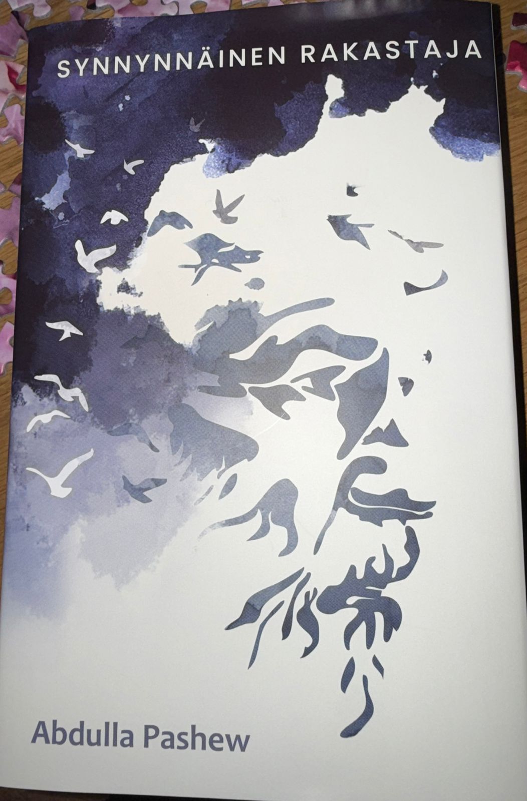 The cover of a new Finnish translation of the work of Kurdish poet Abdulla Pashew on August 21, 2025. Photo: Rudaw