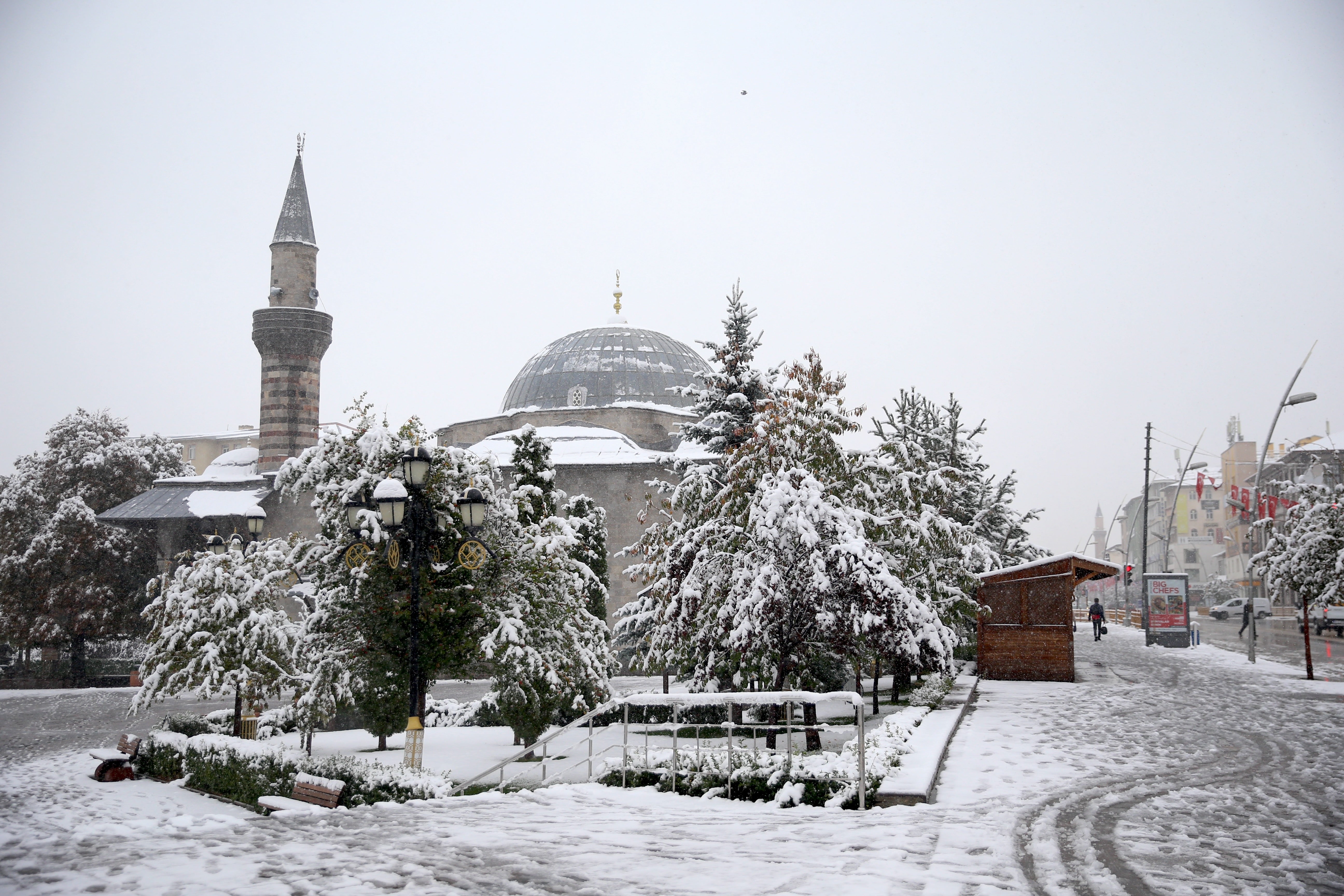 Erzurum şehir merkezinden görüntü. / AA