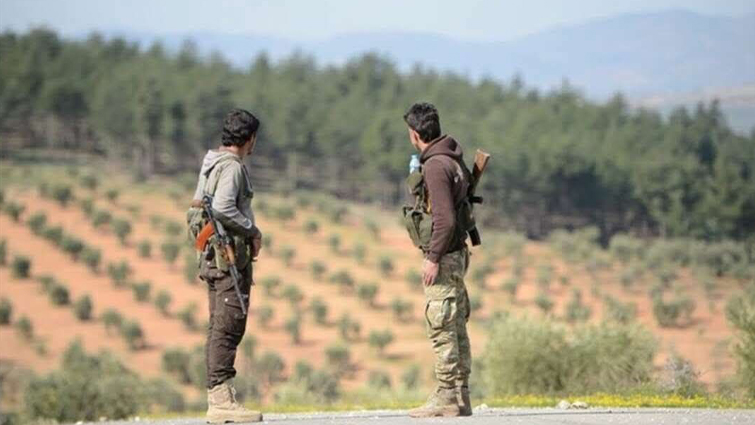 Efrin'deki silahlı grup mensupları. / Foto: Rûdaw