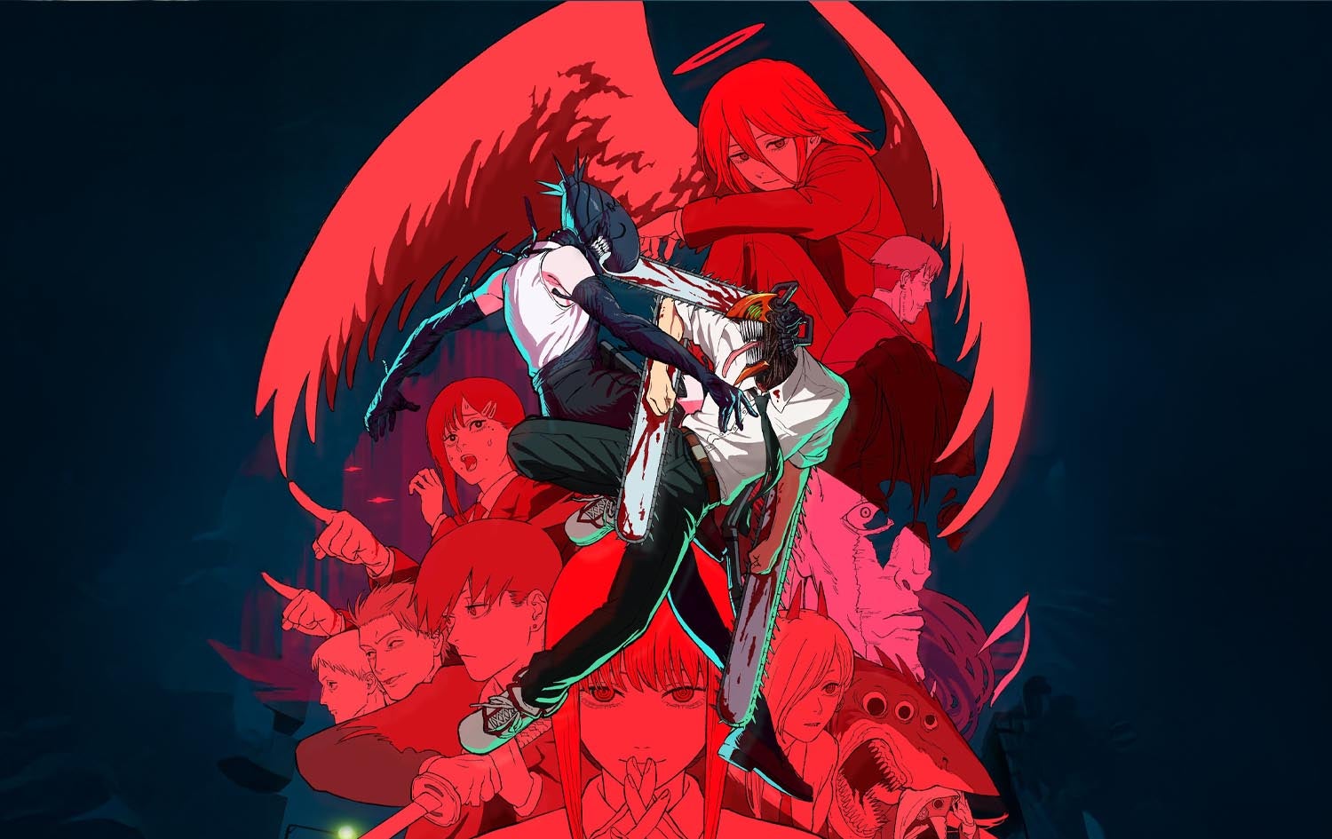 دیمەنێک لە فیلمی (Chainsaw Man – The Movie: Reze Arc)