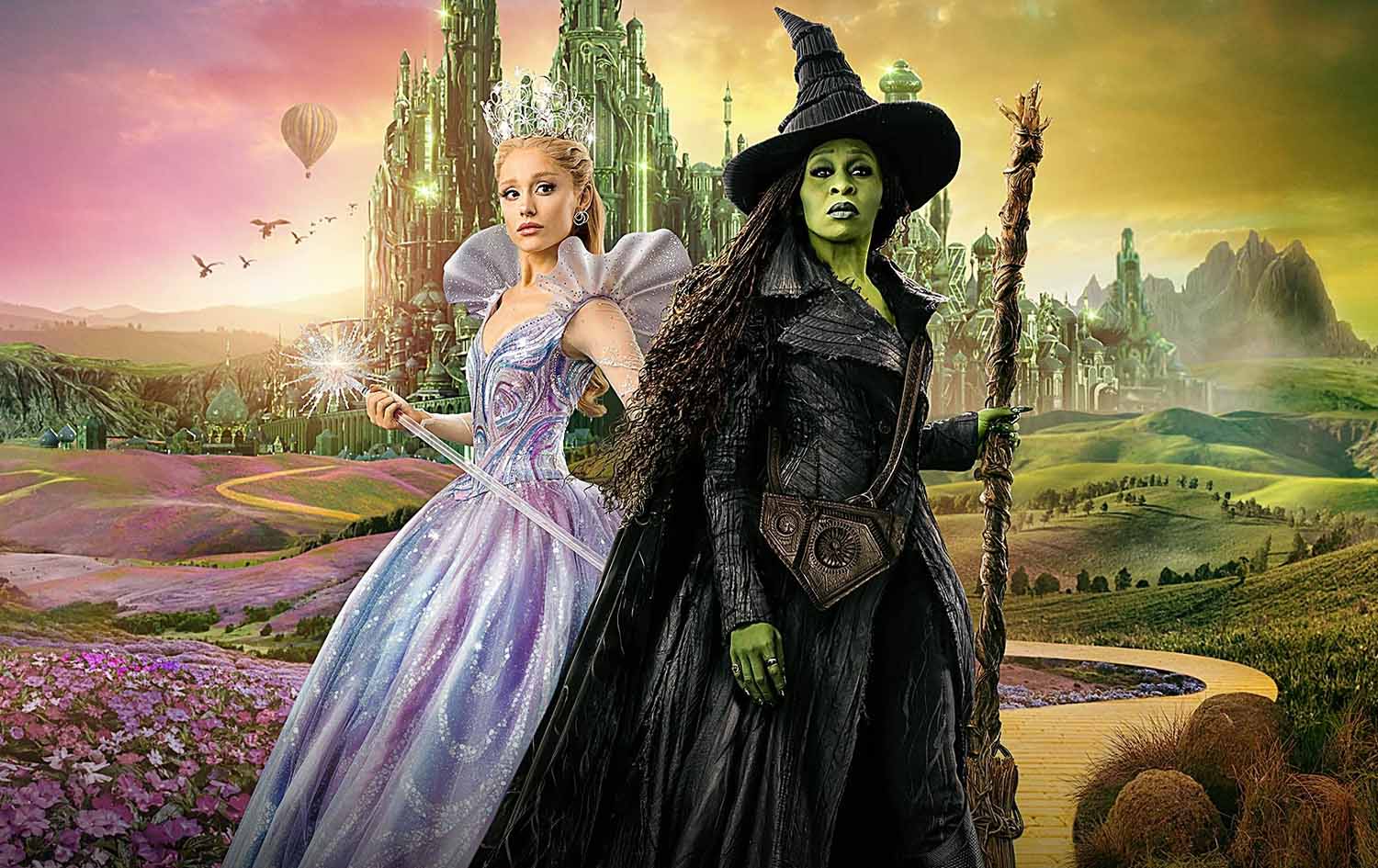 دیمەنێک لە فیلمی (Wicked: For Good)