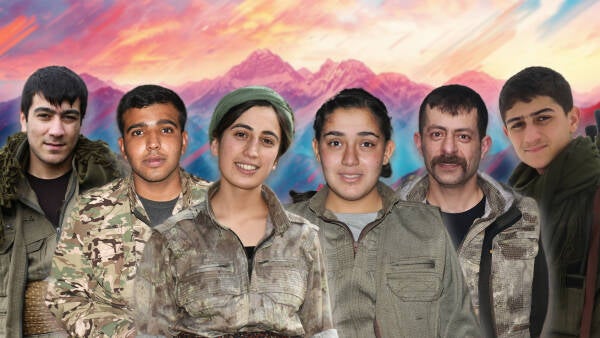 Hayatını kaybeden HPG üyeleri