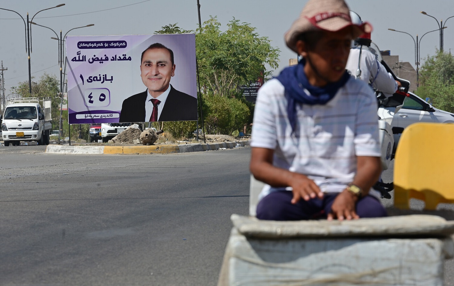 An election campaign poster in Kirkuk. Photo: Bilind T. Abdullah/Rudaw