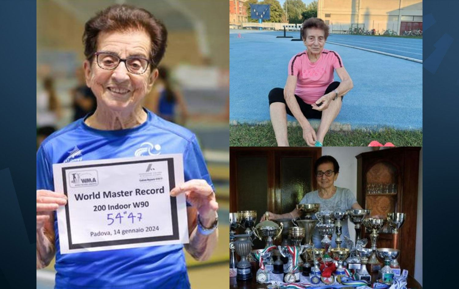 ئێما ماریا مازێنگا و دەستکەوتەکانی کە لە پێشبڕکێکاندا بەدەستی هێناون.