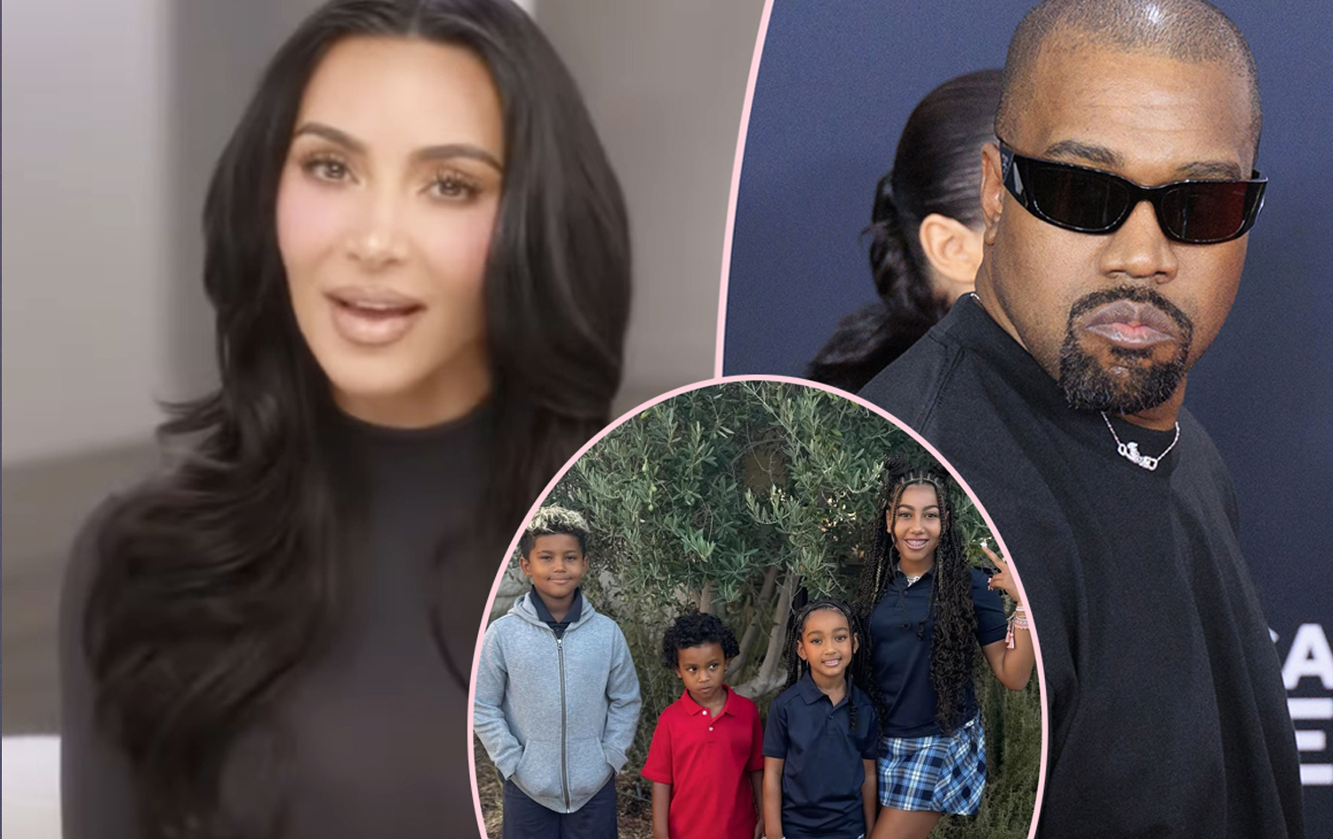 کاینی وێست و کارداشیان لەگەڵ منداڵەکانیان