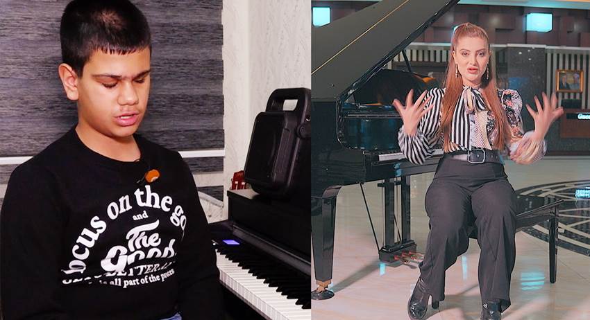 Çavê Rûdawê – Erdogan piyanoyekê diyarî zarokekî Kurd ê 12 salî dike