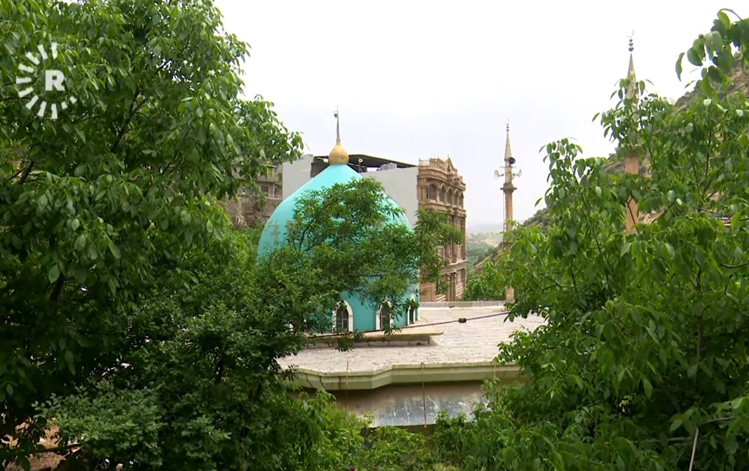 مزگه‌وتی گه‌وره‌ی ته‌وێڵه‌ له‌ پارێزگای هه‌ڵه‌بجه‌