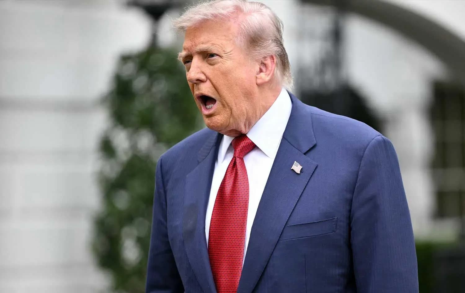 Trump says Syria better fit than Israel to handle Hezbollah