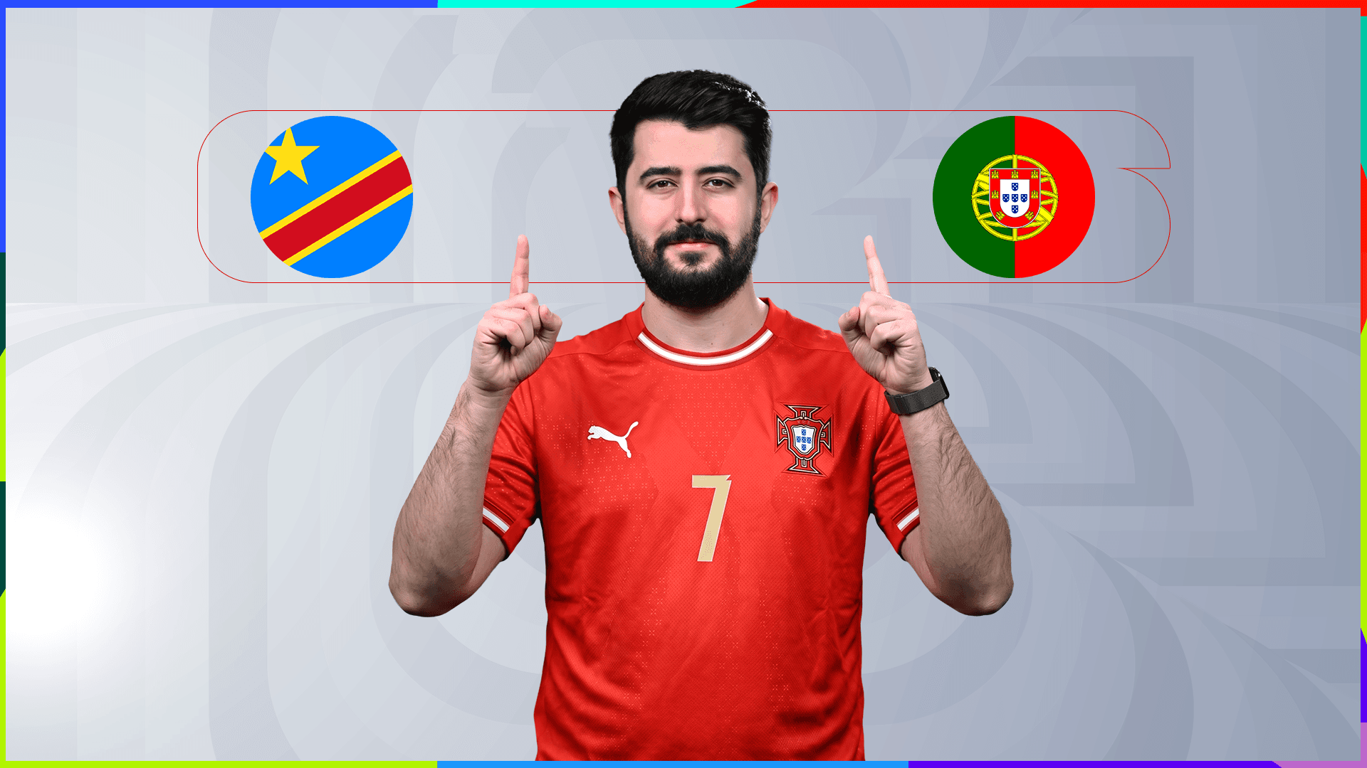 رۆناڵدۆ یاریی هەیە و دیاری شرۆڤەی دەکات