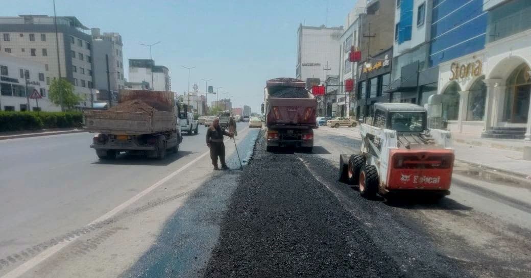 شەقامی 100 مەتری هەولێر فراوان دەکرێ