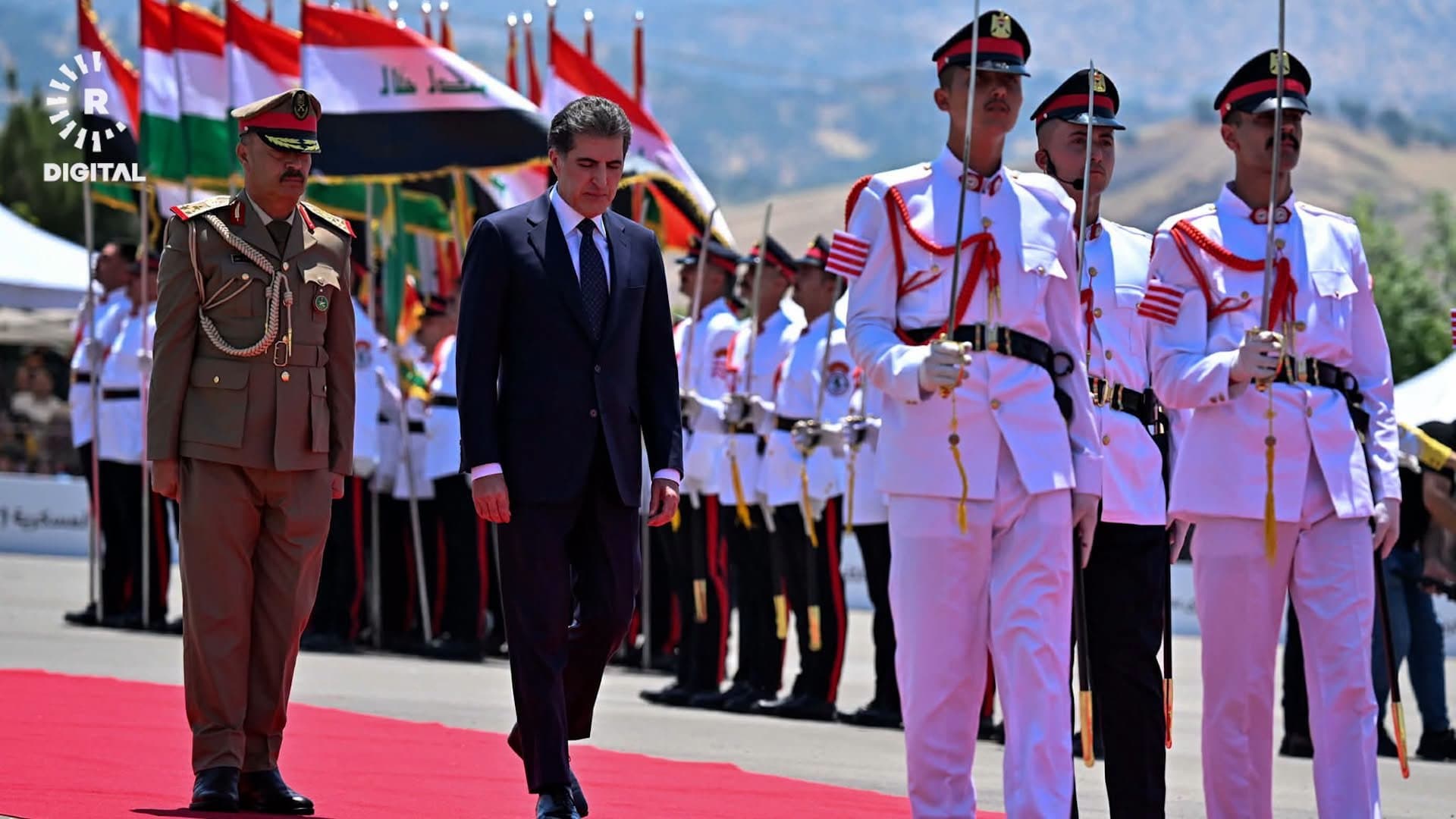 Neçirvan Barzani, Kaleçolan’daki mezuniyet töreninde 210 subaya diplomasını verdi