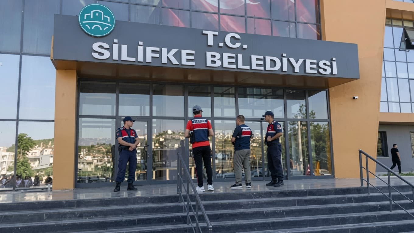 Silifke Belediyesine yönelik soruşturmada Başkan Turgut ve 7 şüpheli tutuklandı