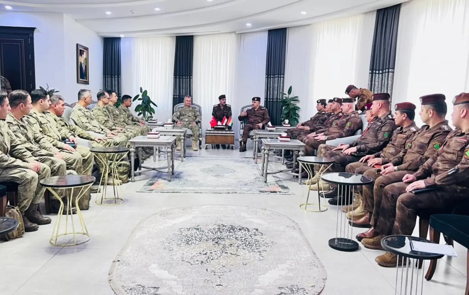 Li Zaxoyê civîna pilebilind a ewlehiyê ya Îraq û Tirkiyeyê