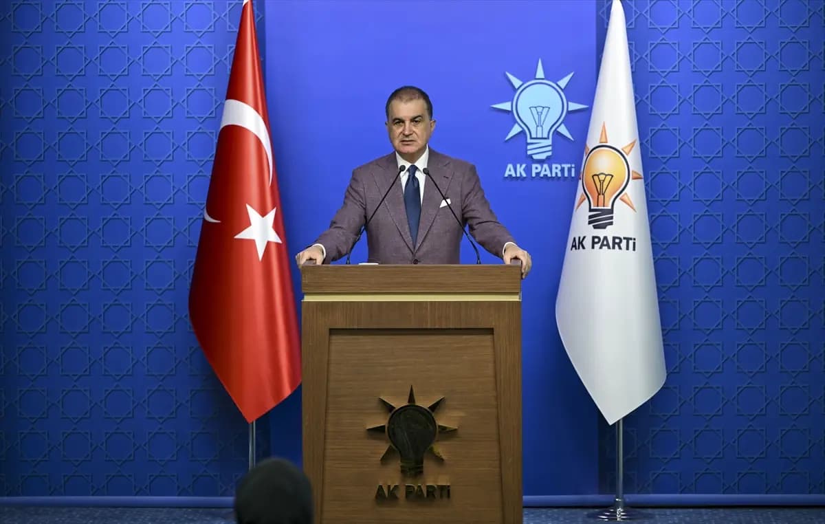 Ömer Çelik'ten 'çözüm' süreci mesajı: Silahların bırakılması için yasal zemin hızla oluşmalı