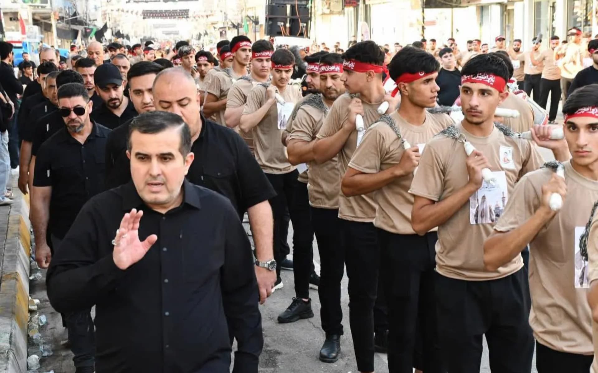 لە نەجەف لە یادی عاشوورا دا 13 هەزار کەس خۆیان بریندار کردووە