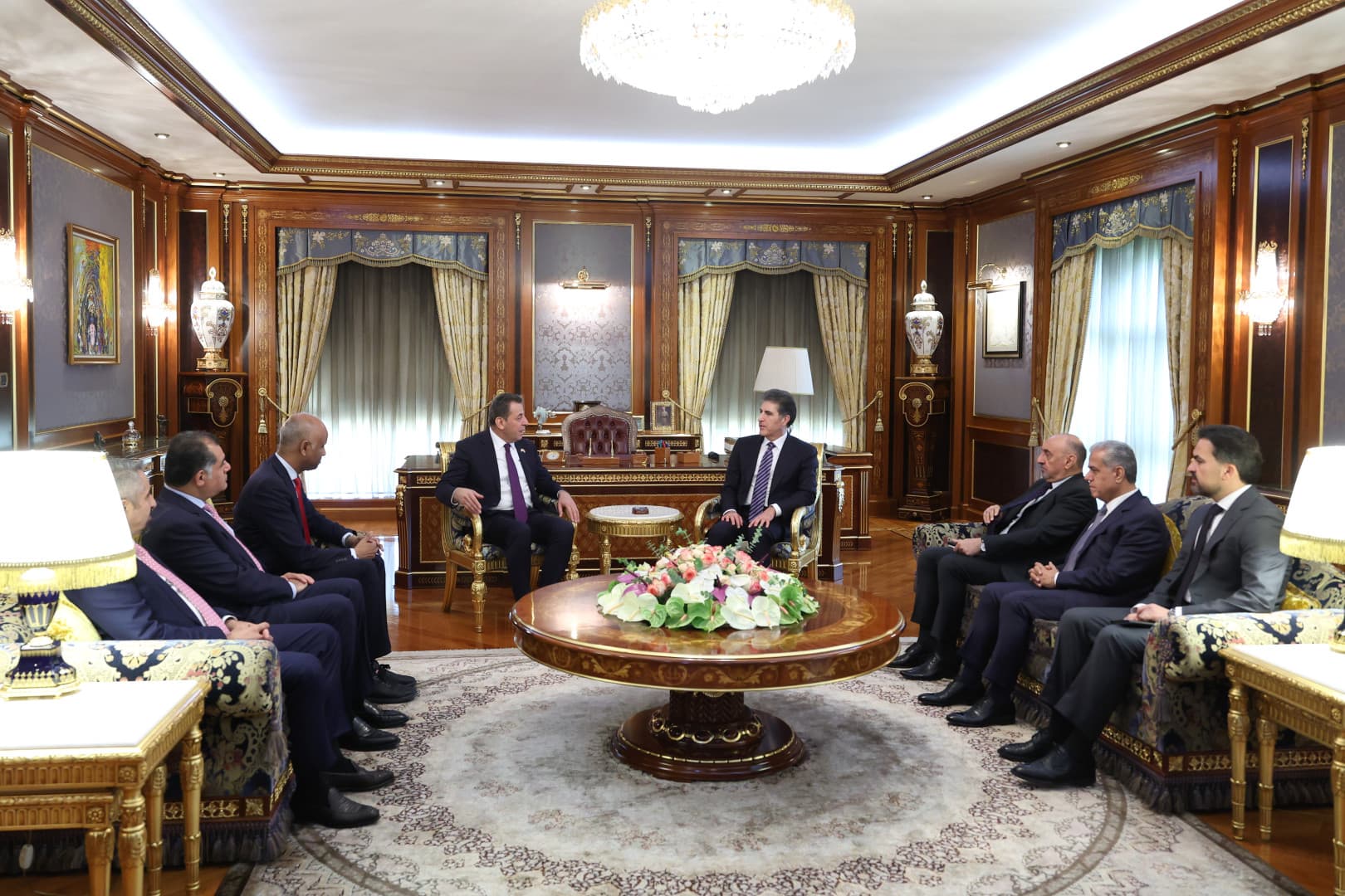 Başkan Neçirvan Barzani, Kanada-Kürt Dostluk Grubu heyetini kabul etti