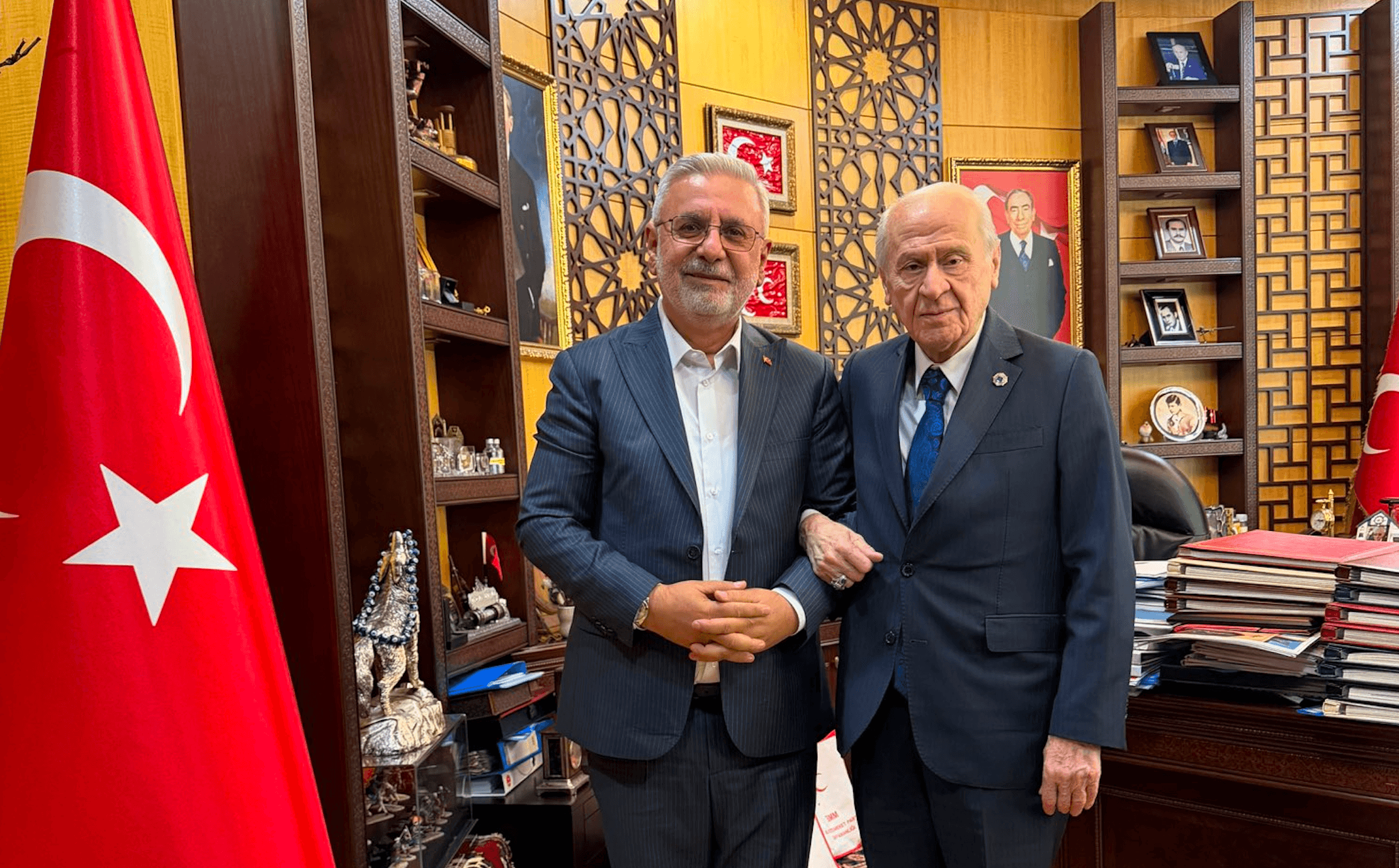 Metiner, Bahçeli ile görüştü: Süreç son aşamasında, herhangi bir sorun yok