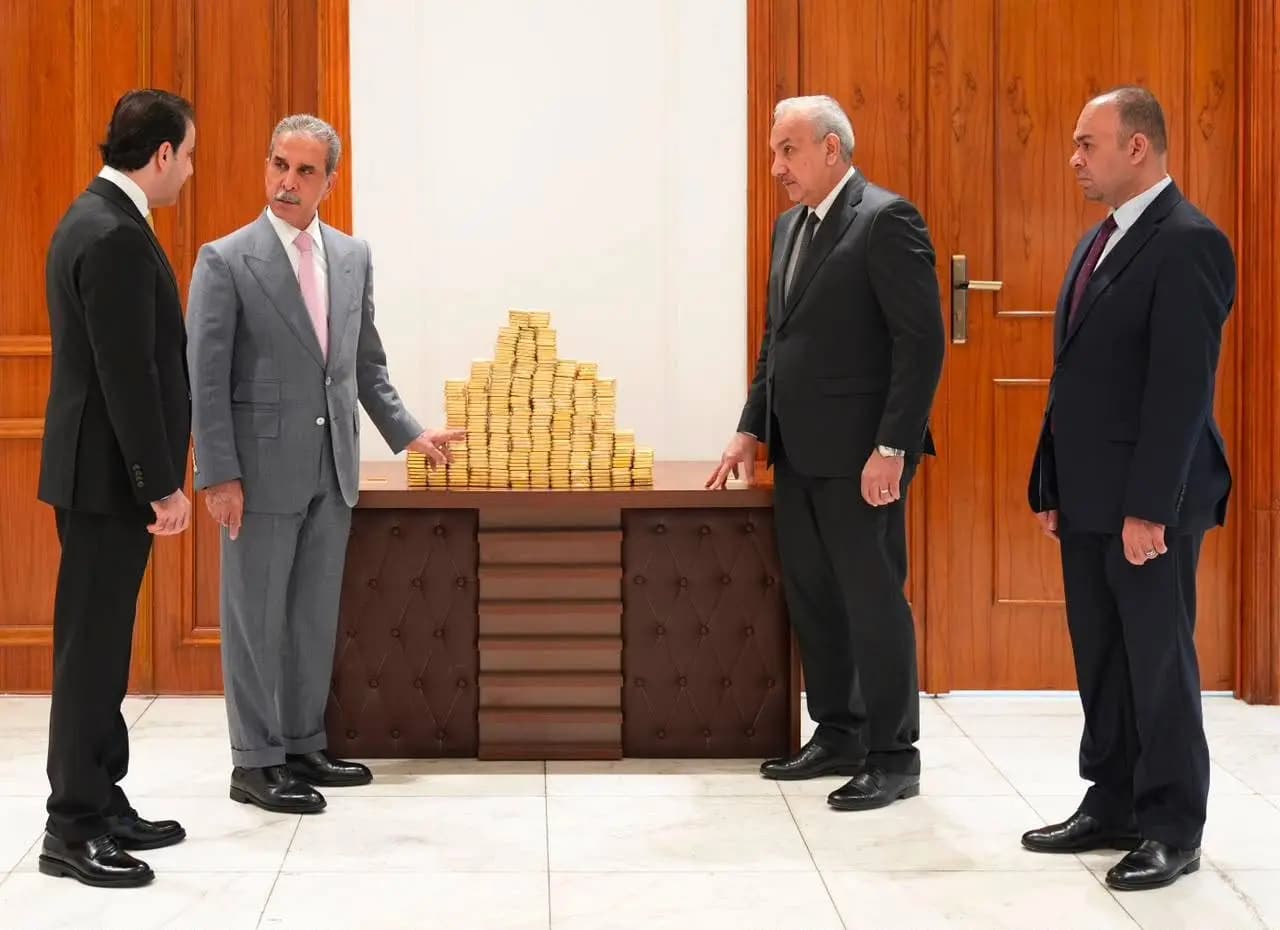 Bağdat ve Erbil'den ortak yolsuzluk operasyonu: 375 kilo altına el konuldu
