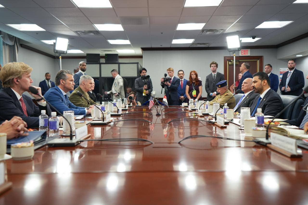 Iraqi PM, US War Secretary make headway on post-coalition security framework as Iraq pushes militia disarmament
