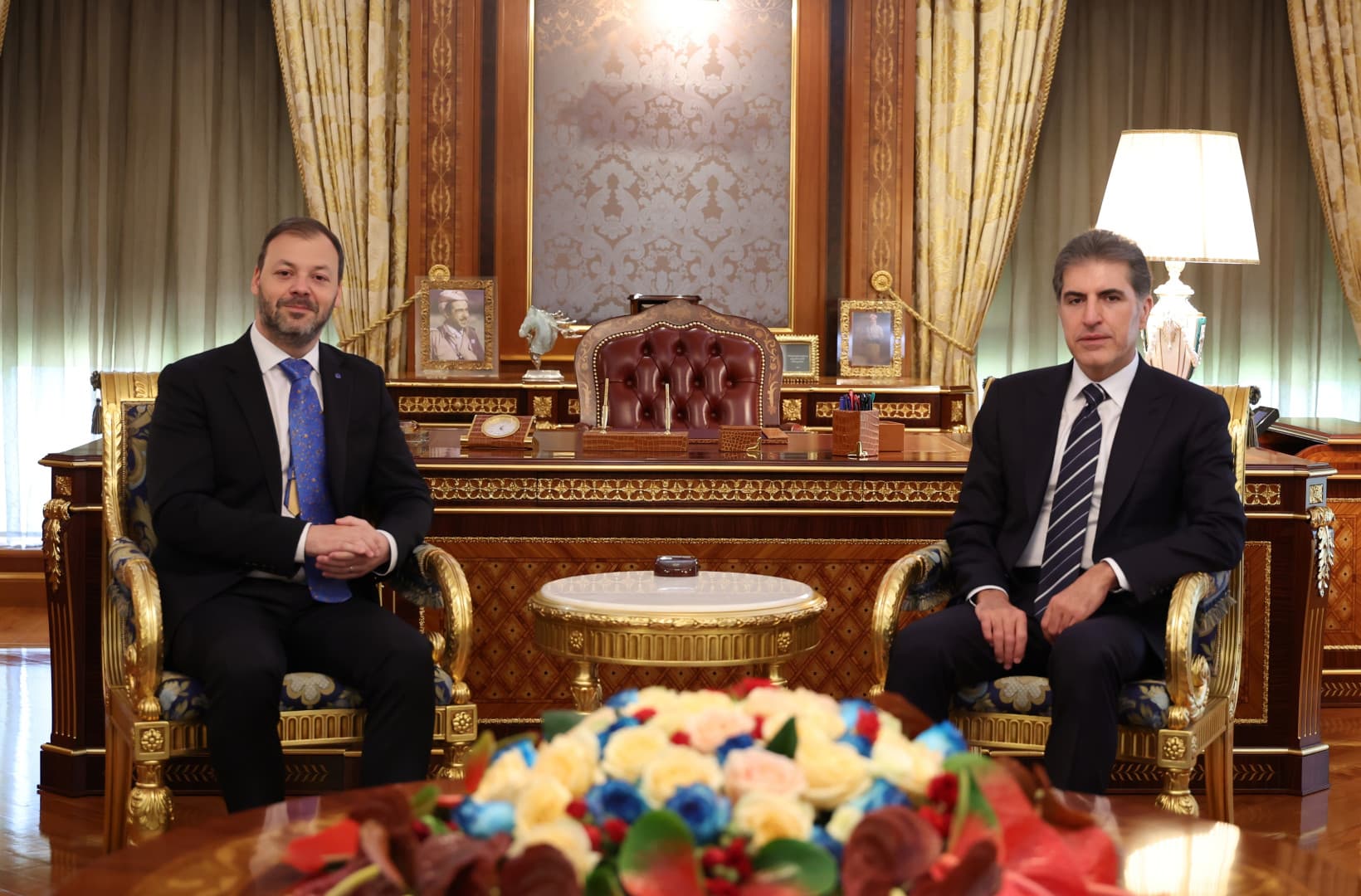 سەرۆکی هەرێمی کوردستان پێشوازیی لە بەرپرسی نووسینگەی یەکێتیی ئەورووپا کرد