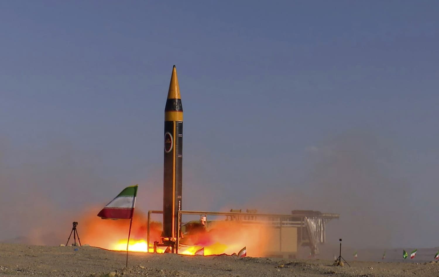 مووشەکی ئێران. وێنە: AFP