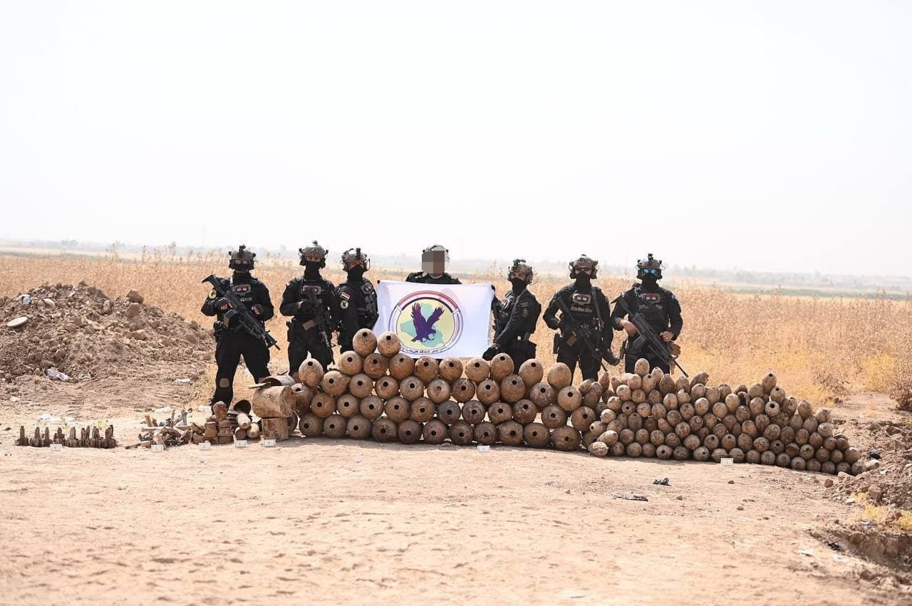 Iraqi forces destroy ISIS-linked munitions cache in Nineveh