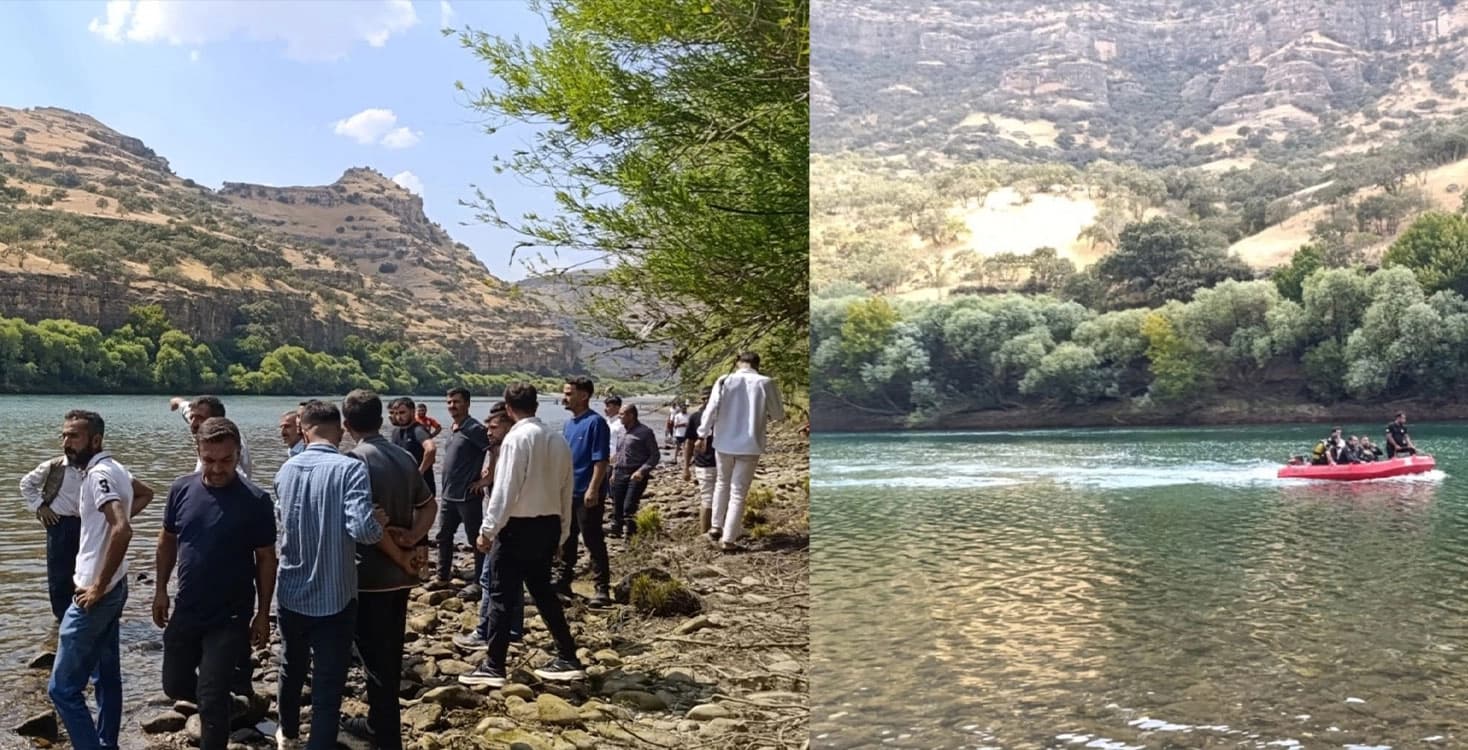 Dicle Nehri'ne düşen 4 kişiden biri boğuldu
