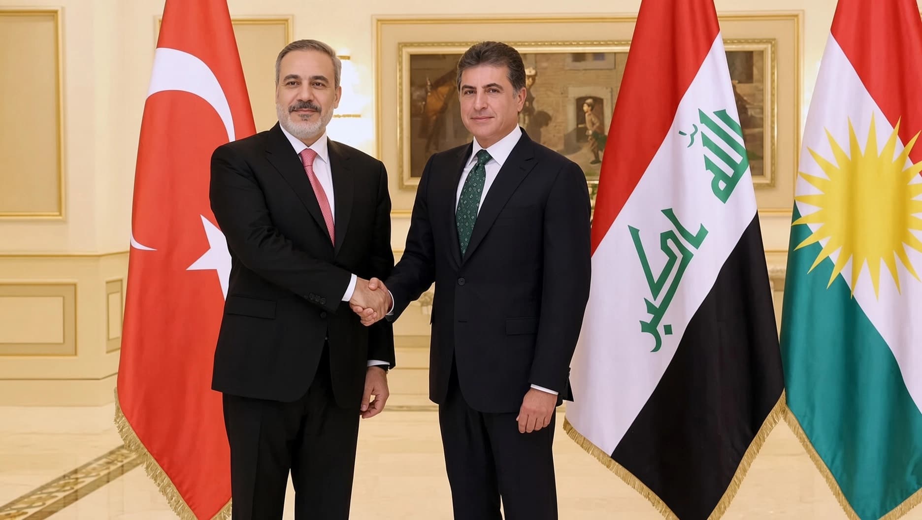Hakan Fidan, Başkan Neçirvan Barzani ve Başbakan Mesrur Barzani’yi aradı