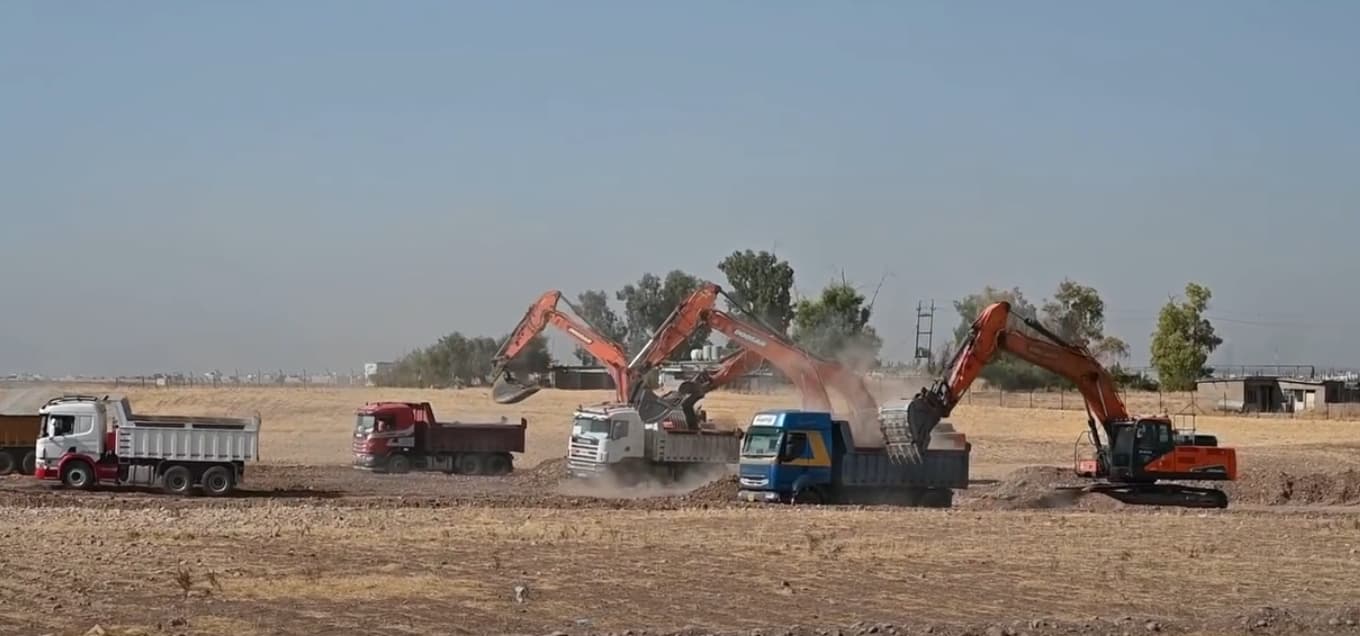 هەولێر؛ کارکردن لە پڕۆژەی مزگەوتی گەورەی بارزانی بە چڕی دەستیپێکرد