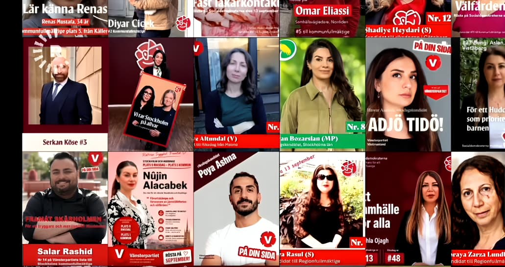 More than 200 Kurdish candidates contest Sweden elections