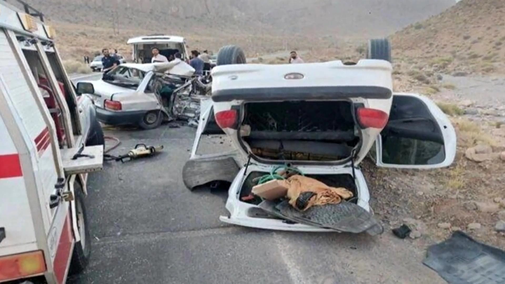 لە یەک رۆژدا 7 رووداوی هاتووچۆ لە پارێزگای ورمێ روویاندا؛ 23 کەس برینداربوون