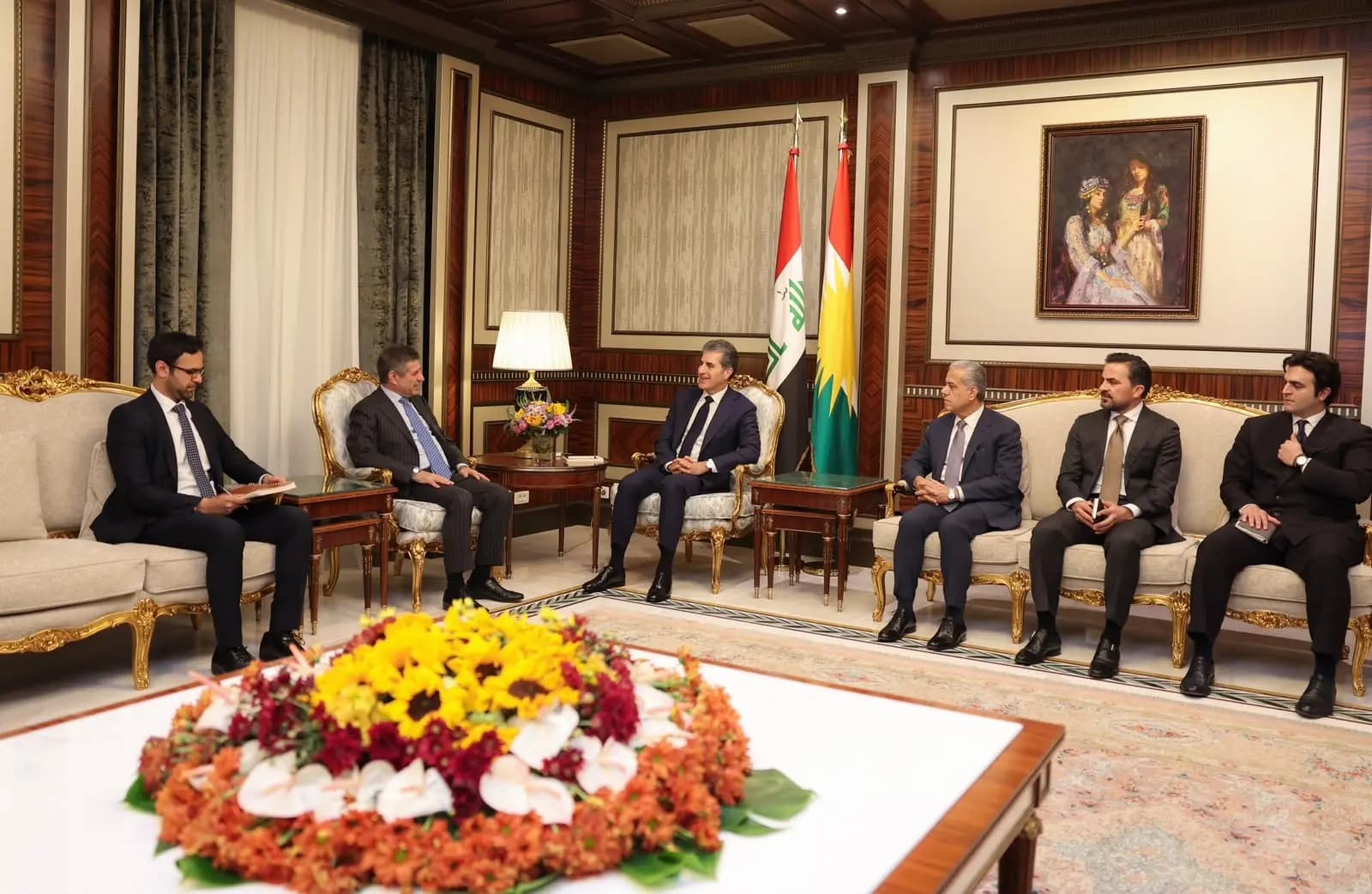 Nêçîrvan Barzanî û Steven Fagin rûdanên li herêmê gotûbêj kirin