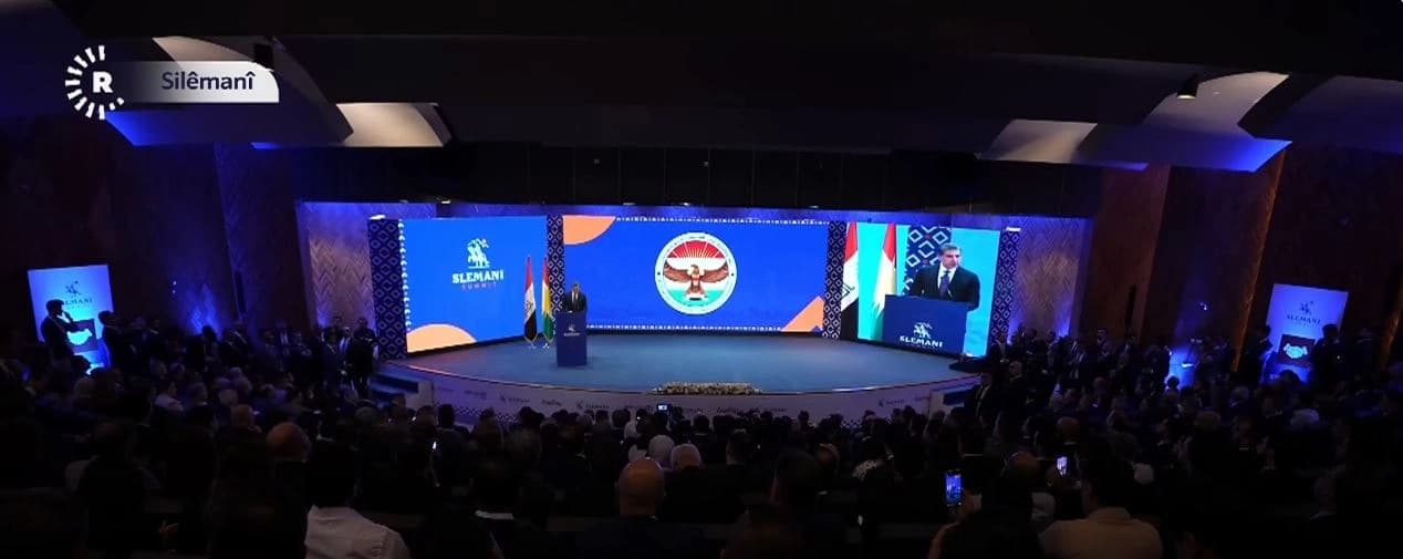نێچیرڤان بارزانی لە 'لووتکەی ئابووریی سلێمانی' گوتارێک پێشکێش دەکات