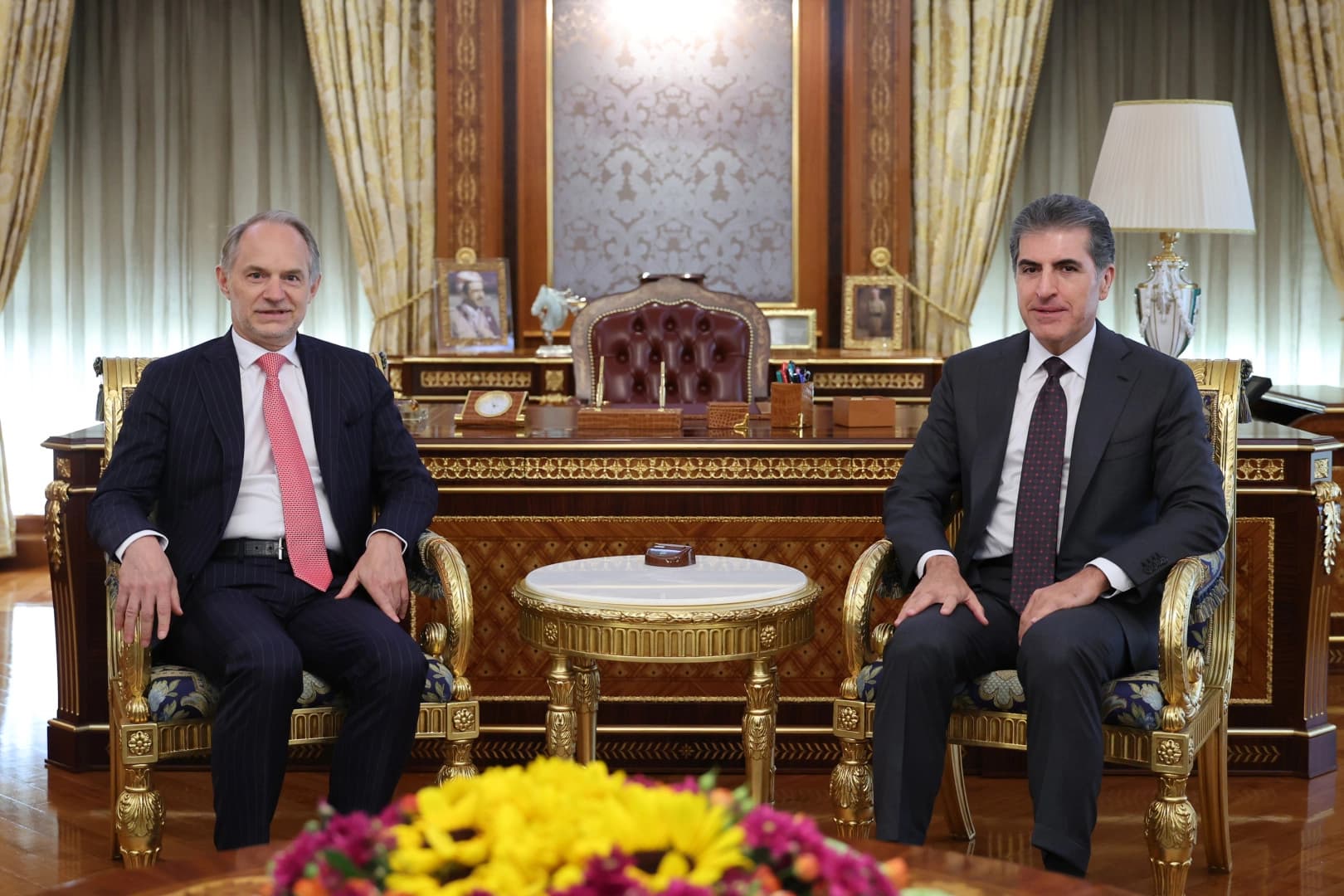 Nêçîrvan Barzanî Konsulê nû yê Fransayê qebûl kir