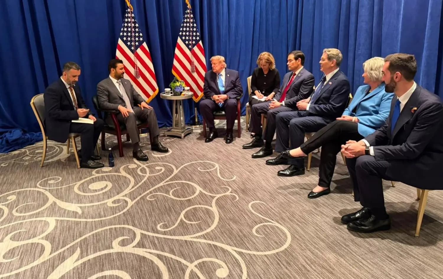 Elî Zeydî û Donald Trump li hev civiyan