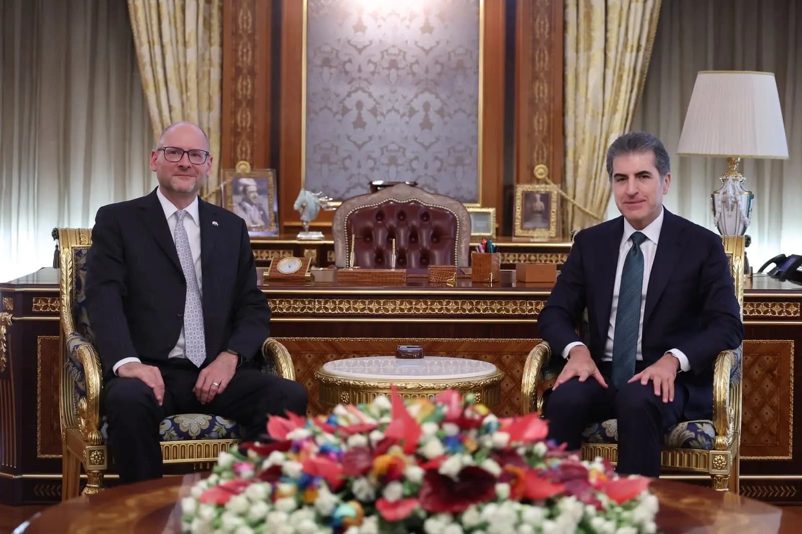 Neçirvan Barzani İsviçre Büyükelçisi Nelson ile görüştü: İkili ilişkiler ve bölgesel durum masada