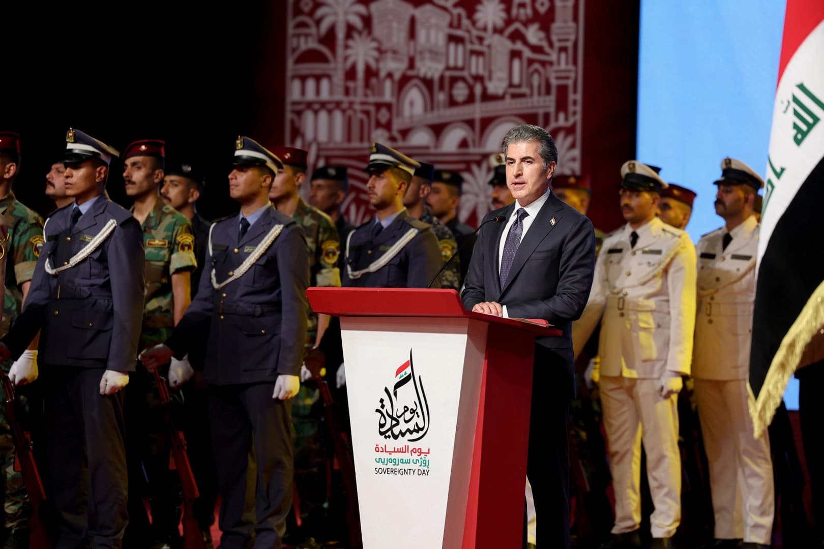 نێچیرڤان بارزانی: خوازیاری عێراقێکی خاوەن سەروەریی تەواوین کە پارێزەری ئاسایشی هەموو پێکهاتەکان بێت