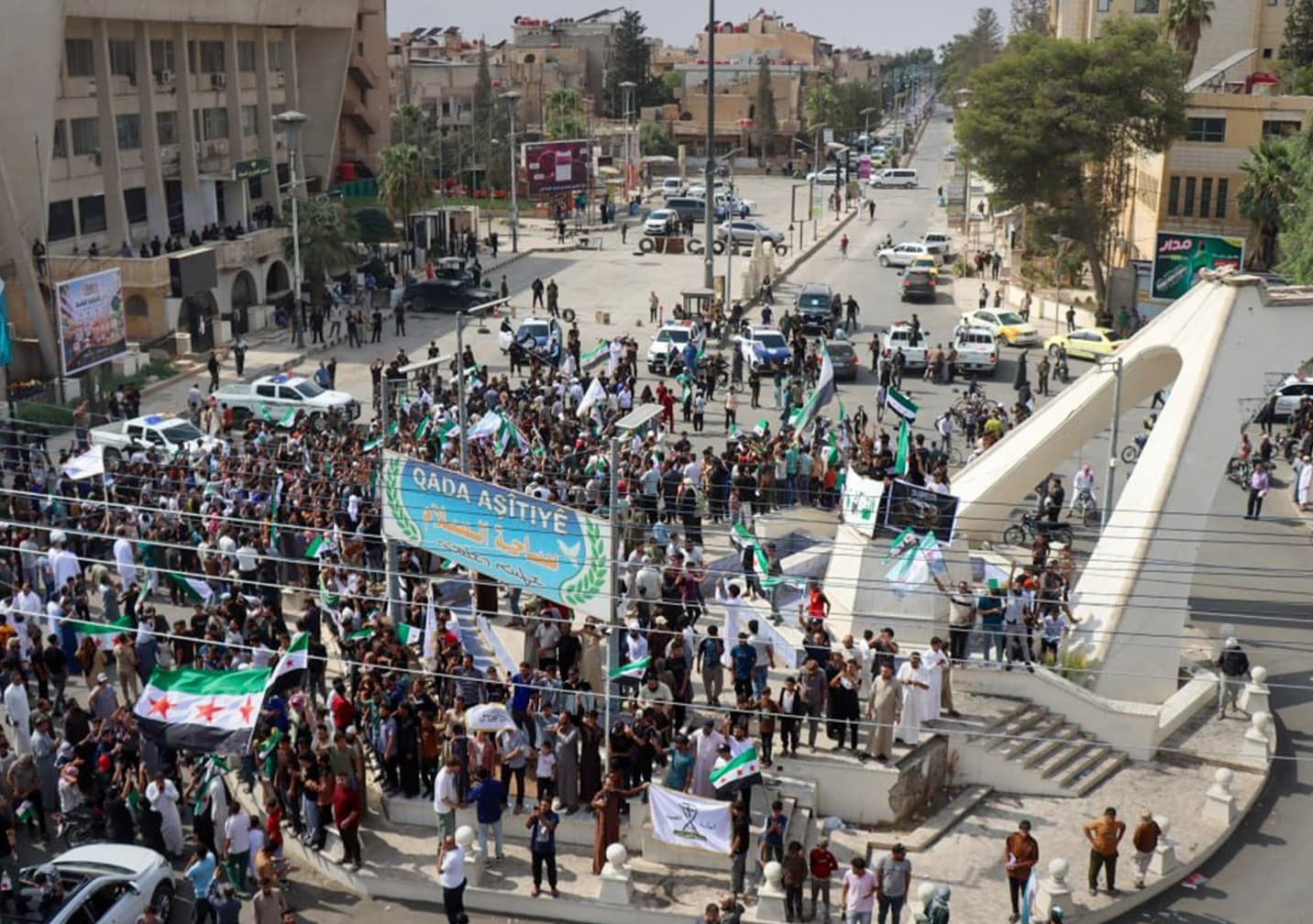 Pro-government protesters demand full state control of Hasaka