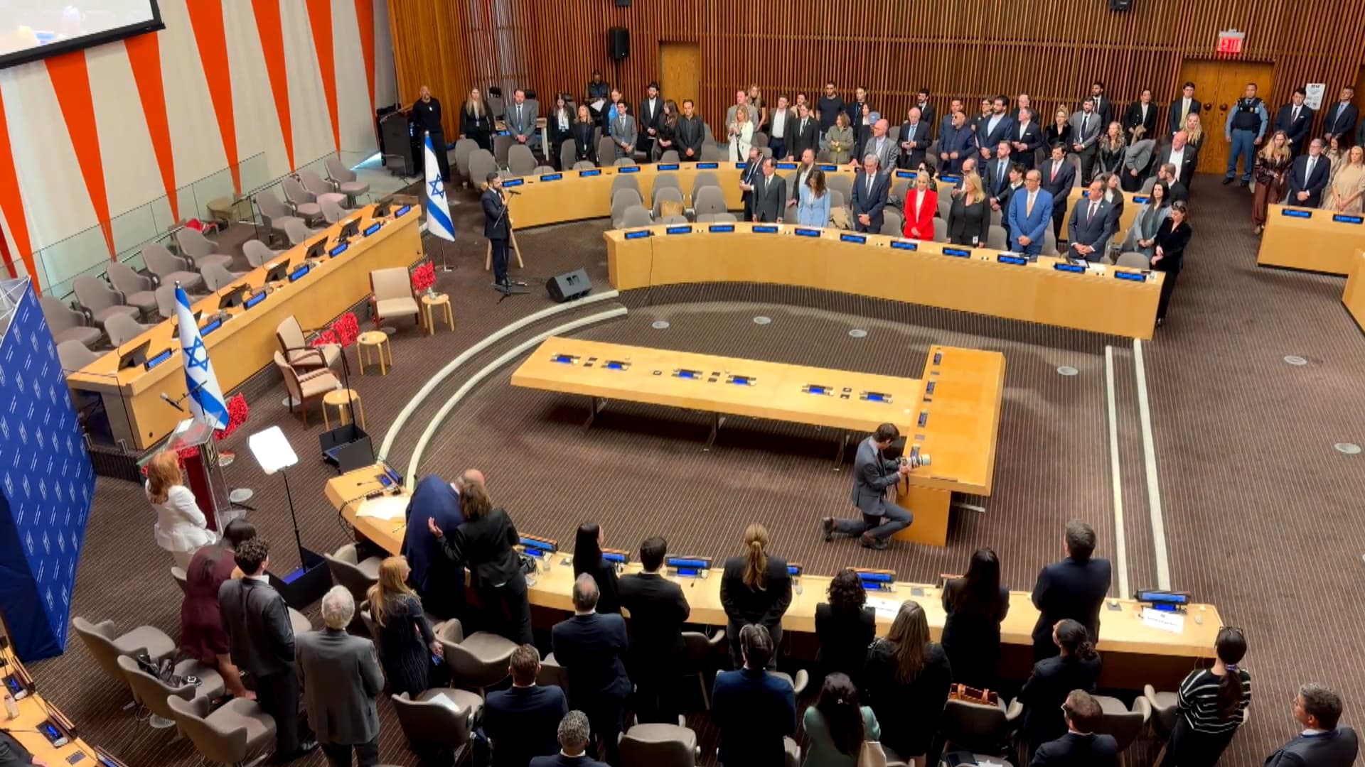 Israel commemorates October 7 attack at UN amid diplomatic absences