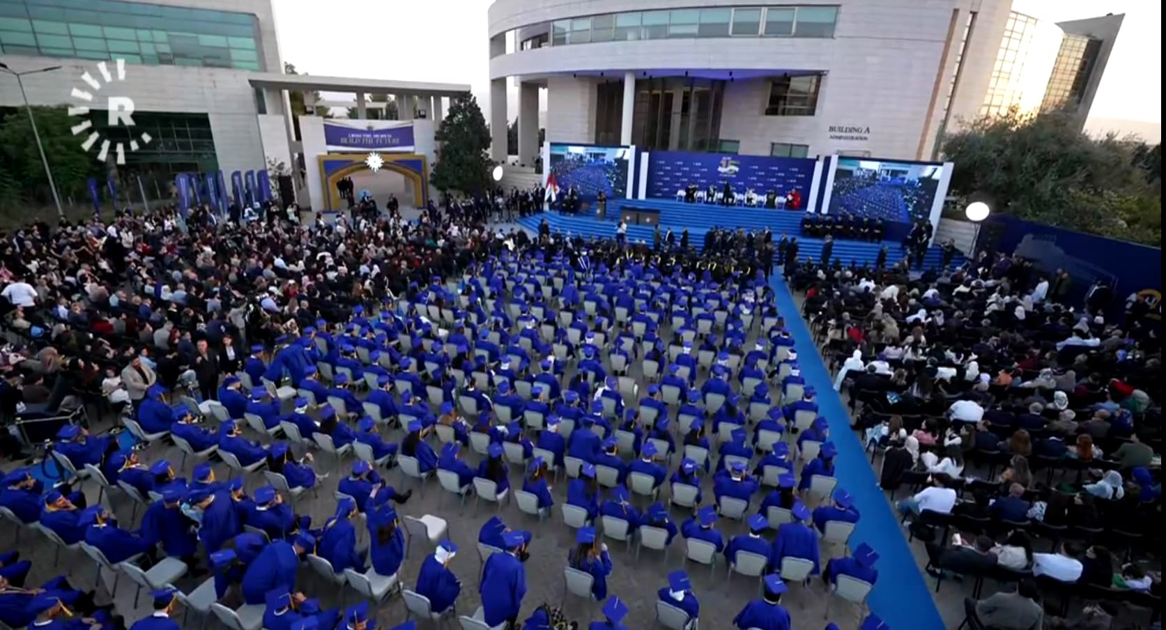 نێچیرڤان بارزانی بەشداریی لە 15یەمین ئاهەنگی دەرچووانی زانکۆی ئەمریکی عێراق - سلێمانی کرد