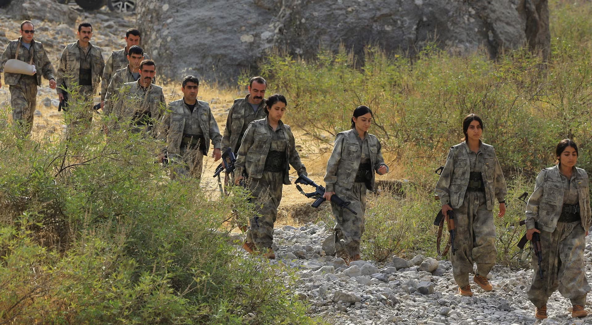 پەکەکە چوار بارەگای لە ناوچەی مەتینای هەرێمی کوردستان چۆڵکرد